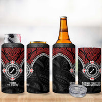 Aotearoa Proud To Be Maori 4 in 1 Can Cooler Tumbler New Zealand Fight Together LT9 - Polynesian Pride