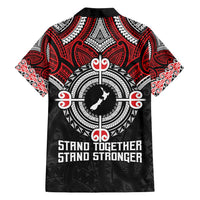 Aotearoa Proud To Be Maori Family Matching Off Shoulder Maxi Dress and Hawaiian Shirt New Zealand Fight Together LT9 - Polynesian Pride