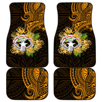 Northern Mariana Islands Ylang-ylang Mwarmwar Car Mats Polynesian Gold Style LT9 - Polynesian Pride