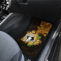 Northern Mariana Islands Ylang-ylang Mwarmwar Car Mats Polynesian Gold Style LT9 - Polynesian Pride