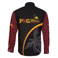 Papua New Guinea 50th Independence Day Family Matching Puletasi and Hawaiian Shirt Simple Oro Tapa Pattern - Polynesian Pride