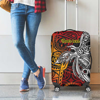 Papua New Guinea Sepik Personalised Luggage Cover PNG Bird of Paradise Tattoo LT9 - Polynesian Pride