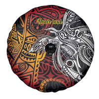 Papua New Guinea Sepik Personalised Spare Tire Cover PNG Bird of Paradise Tattoo LT9 - Polynesian Pride