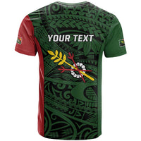 Personalised PNG Chimbu Province T Shirt Bird of Paradise Tattoo Flag Motif LT9 - Polynesian Pride