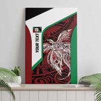 Personalised PNG East New Britain Province Canvas Wall Art Bird of Paradise Tattoo Flag Motif LT9 - Polynesian Pride