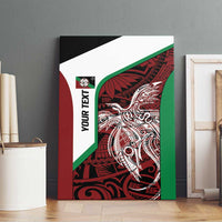 Personalised PNG East New Britain Province Canvas Wall Art Bird of Paradise Tattoo Flag Motif LT9 - Polynesian Pride