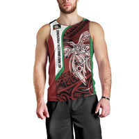 Personalised PNG East New Britain Province Men Tank Top Bird of Paradise Tattoo Flag Motif LT9 - Polynesian Pride
