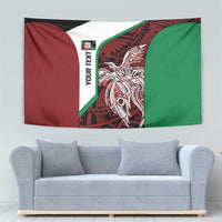 Personalised PNG East New Britain Province Tapestry Bird of Paradise Tattoo Flag Motif LT9 - Polynesian Pride