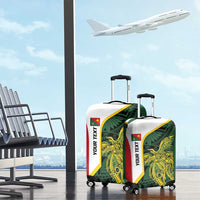 Personalised PNG East Sepik Province Luggage Cover Bird of Paradise Tattoo Flag Motif LT9 - Polynesian Pride