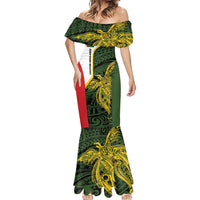 Personalised PNG Eastern Highlands Mermaid Dress Bird of Paradise Tattoo Flag Motif LT9 - Polynesian Pride