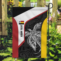 Personalised PNG Madang Province Garden Flag Bird of Paradise Tattoo Flag Motif LT9 Garden Flag Yellow - Polynesian Pride