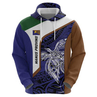 Personalised PNG Manus Province Zip Hoodie Bird of Paradise Tattoo Flag Motif LT9 - Polynesian Pride