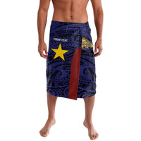 Personalised PNG Milne Bay Province Lavalava Bird of Paradise Tattoo Flag Motif - Polynesian Pride