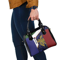 Personalised PNG Milne Bay Province Shoulder Handbag Bird of Paradise Tattoo Flag Motif LT9 - Polynesian Pride
