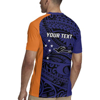 Personalised PNG New Ireland Rugby Jersey Bird of Paradise Tattoo Flag Motif LT9 - Polynesian Pride