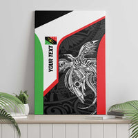 Personalised PNG Southern Highlands Province Canvas Wall Art Bird of Paradise Tattoo Flag Motif LT9 - Polynesian Pride