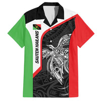 Personalised PNG Southern Highlands Province Hawaiian Shirt Bird of Paradise Tattoo Flag Motif LT9 Red - Polynesian Pride