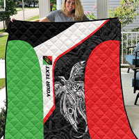 Personalised PNG Southern Highlands Province Quilt Bird of Paradise Tattoo Flag Motif LT9 Red - Polynesian Pride