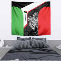 Personalised PNG Southern Highlands Province Tapestry Bird of Paradise Tattoo Flag Motif LT9 - Polynesian Pride