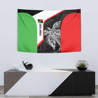 Personalised PNG Southern Highlands Province Tapestry Bird of Paradise Tattoo Flag Motif LT9 - Polynesian Pride