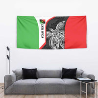 Personalised PNG Southern Highlands Province Tapestry Bird of Paradise Tattoo Flag Motif LT9 - Polynesian Pride