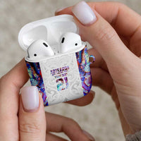 Custom New Zealand Aotearoa AirPods Case Pink Maori Paua Shell Indigenous LT9 - Polynesian Pride
