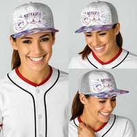 New Zealand Aotearoa Baseball Net Cap Pink Maori Papua Shell Indigenous - Polynesian Pride