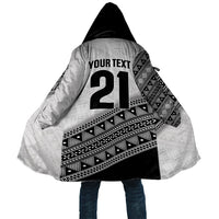 2026 Autumn Rugby Nations Fiji Custom Cloak Fijian Tapa Tribal Lauhala Inspired LT9 Unisex Black - Polynesian Pride