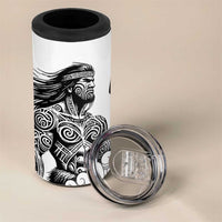 Koru Fern New Zealand Maori Tribal Warrior 4 in 1 Can Cooler Tumbler LT9 - Polynesian Pride