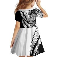 Koru Fern New Zealand Maori Tribal Warrior Family Matching Long Sleeve Bodycon Dress and Hawaiian Shirt LT9 - Polynesian Pride