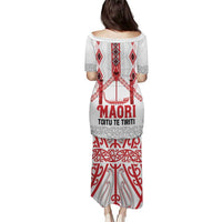 Toitu Te Tiriti Waitangi Puletasi White Wharenui House - Polynesian Pride