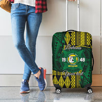 Personalised Tonga Liahona High School Luggage Cover Since 1948 Special Kupesi Pattern