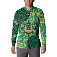 Personalised Tonga Saineha High School Button Sweatshirt Since 1978 Special Kupesi Pattern