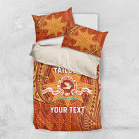 Personalised Tonga Tailulu College Bedding Set Since 1967 Special Kupesi Pattern Version 1