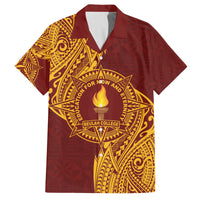 Personalised Tonga Beulah College Family Matching Puletasi and Hawaiian Shirt Since 1938 Special Kupesi Pattern
