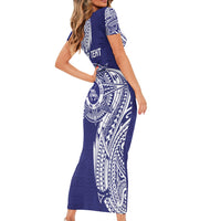 Personalised Tonga Tupou College Tolo 158th Anniversary Family Matching Short Sleeve Bodycon Dress and Hawaiian Shirt Special Kupesi Pattern LT9 - Polynesian Pride