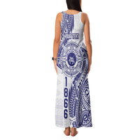 Personalised Tonga Tupou College Tolo Family Matching Tank Maxi Dress and Hawaiian Shirt Since 1866 Special Kupesi Pattern LT9 - Polynesian Pride