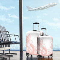 Polynesian Tribal Plumeria Lotu Tamaiti Luggage Cover Pastel Blush LT9 - Polynesian Pride