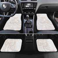 Polynesian Tribal Plumeria Lotu Tamaiti Car Mats Pastel Nude LT9 Set 4pcs Nude - Polynesian Pride