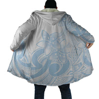 Polynesian Tribal Plumeria Lotu Tamaiti Cloak Pastel Sky Blue LT9 - Polynesian Pride