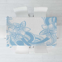 Polynesian Tribal Plumeria Lotu Tamaiti Tablecloth Pastel Sky Blue LT9 Blue - Polynesian Pride