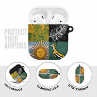Rugby 2025 Championship AirPods Case Combination of Southern Hemisphere Countries LT14 - Polynesian Pride