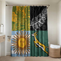 Rugby 2025 Championship Bathroom Set Combination of Southern Hemisphere Countries - Polynesian Pride