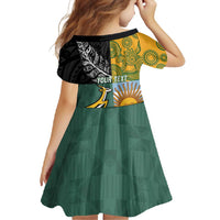 Personalised Rugby 2025 Championship Family Matching Summer Maxi Dress and Hawaiian Shirt Combination of Southern Hemisphere Countries LT14 - Polynesian Pride