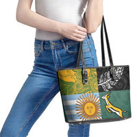 Rugby 2025 Championship Leather Tote Bag Combination of Southern Hemisphere Countries LT14 - Polynesian Pride
