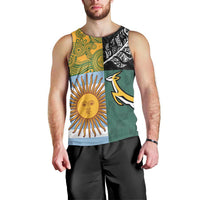 Personalised Rugby 2025 Championship Men Tank Top Combination of Southern Hemisphere Countries LT14 - Polynesian Pride
