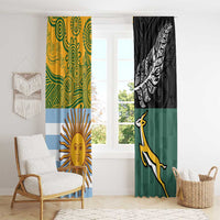 Rugby 2025 Championship Window Curtain Combination of Southern Hemisphere Countries LT14 - Polynesian Pride