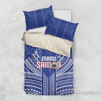 Manu Samoa Rugby 2026 Bedding Set Samoan Pattern
