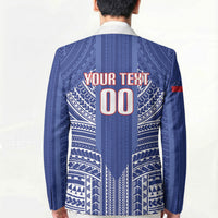 Custom Manu Samoa Rugby 2026 Blazer Samoan Pattern