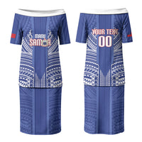Custom Manu Samoa Rugby 2026 Couples Matching Puletasi and Long Sleeve Button Shirt Samoan Pattern
